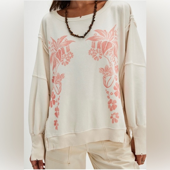 NWOT We The Free Graphic Camden In Floral Combo - Picture 4 of 4